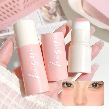 Cloud Soft Matte Blush Stick for a vibrant, brightening, natural bare makeup look, enhancing flawless skin tone