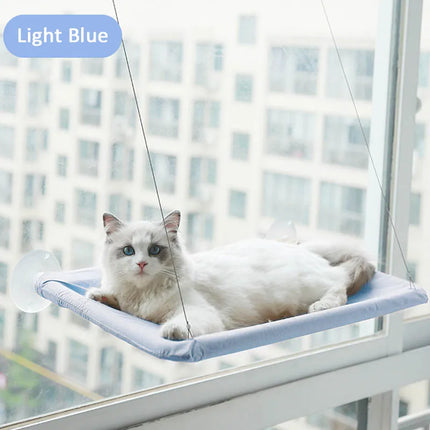 Pet Cats Hammock Kitten Climbing Frame Hanging Cat Bed Suction Cup Bed House Removable Window Hammock Easy Clean Cat Accessories