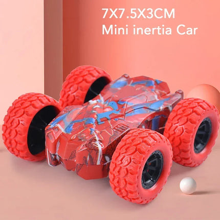 Multi Color Graffiti Creative Pull Back Car Double-Side Vehicle Inertia Safety and Fall Resistance Shatter Proof Model for Kids