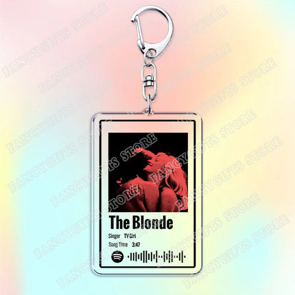 TV Girl Songs Keychains for Women Accessories Bag Cigarettes Out The Window Lovers Rock Not Allowed Keying Jewelry Fans Gifts