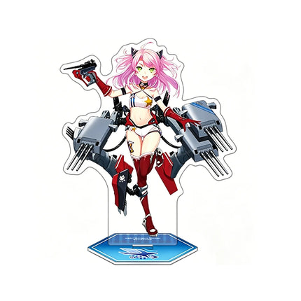 Azur Lane Acrylic Stand Keychain 2026 New Battle Ship Style Enterprise Belfast Takao Sovetsky Soyuz Character Merch