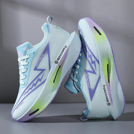 Running Shoes Carbon Board Speciality Marathon Men Sports Breathable Lightweight Women's Comfortable Athletic Nonskid Sneakers