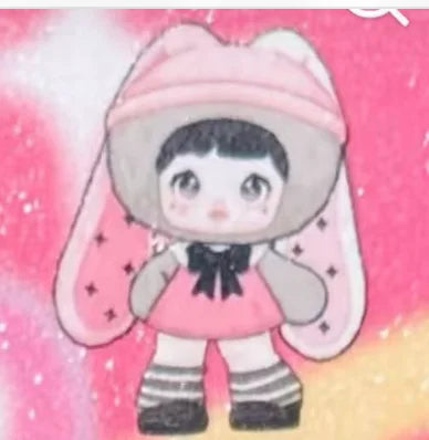 New Genuine Nommi Pink Energy Series Vinyl Doll Pendant Mystery Surprise Cute Blind Box Action Figure Doll Bjd Birthday Kid Gift