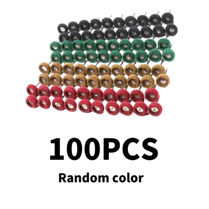 200/100/50PCS Dental Polishing Brush Double Layer Polish Wheel Teeth Polisher Rubber Nylon Alumina Odontologia Rotating Tool