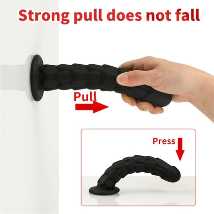 Anal plug Butt plug Silicone Penis Anal Dildo With Suction Cup Dragon Scale Butt Ass Anus Butt Plug Prostate Sex Toys For Female