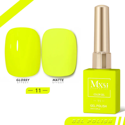 Mxsi Nails Polish 60 Colors Semi Permanent Nail Polish 15ml UV Lamp Nail Polish Hybrid Nail Art Salon Varnish Not Set