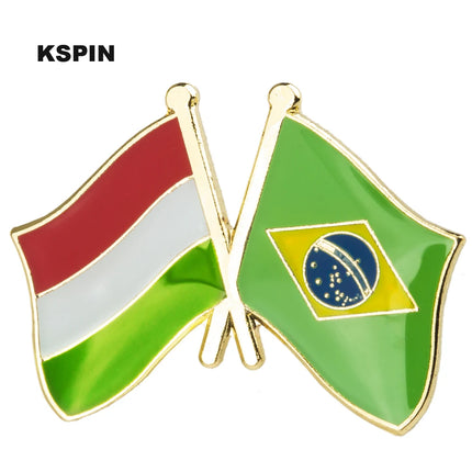Hungary Flag Badge Brooch Natinal Lapel Pins Flag Lapel Pins Country Flag Badge