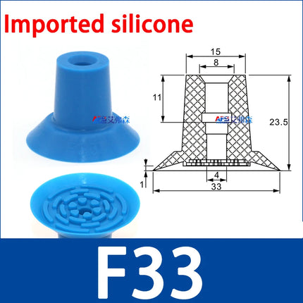 10Pcs Mechanical arm film plastic bag accessories packaging machine bag opening suction cup Suction nozzle for bag machine APEX