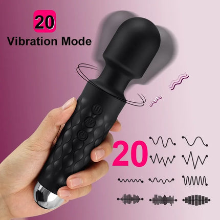 Strong Shock AV Vibrator Female Private Massage Stick Multifunctional Personal Adult Pleasure Toy