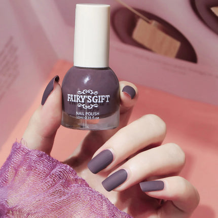 10ml Matte Nail Polish Convenient Water Proof Dry Quickly Resin Matte Set Nail Supplies for Professionals