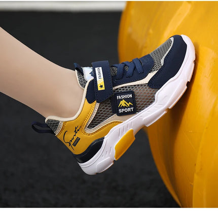 Single Net Children's Shoes Boys Sneakers Summer Breathable Non-slip Surface Girls Casual Tennis Sports Running Outdoor Shoes