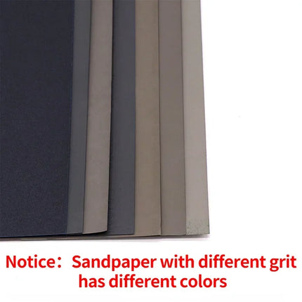 Silicon Carbide Sandpaper 60-20000Grit Waterproof Wet/Dry 230x280mm for Wood Metal Stone Surface High Performance Abrasive Sheet