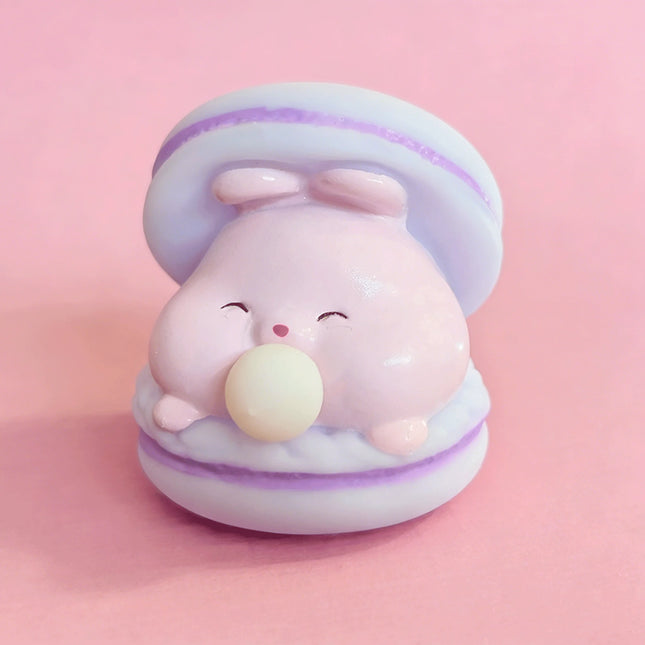 Cute Animal Frog Spitting Bubble Burger Stress Relief Pinch Children's Toys Office Funny Vent Toys Desktop Decorative Ornaments