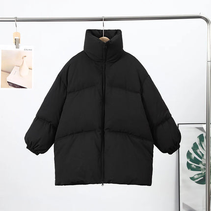 Women's Winter Long Down Jacket With Hood Drawstring Waist Fur Collar Zipper Quilted Padded Jackets 2026 Warm Parka Outwear