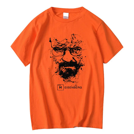 Men's Fashion Casual Top Quality 100% Cotton Breaking Bad T-Shirts Men Heisenberg Camisetas Hombre Men Cool Tee Shirt Tops