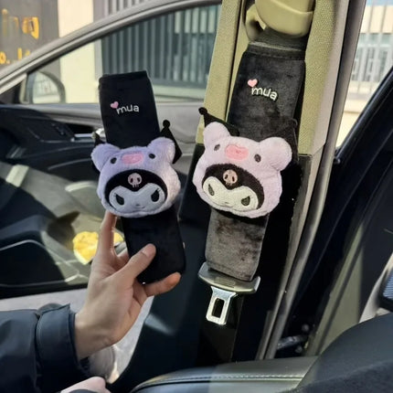 Cute cartoon character Kuromi car seat belt shoulder pads creative design car interior cute decoration holiday gift wholesale
