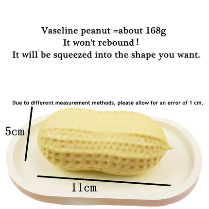 Peanut Stress Relief Toys Soft Squeeze Toy Squishy Toy No Rebound Sensory Fidget Toy ASMR Sensory Anti Stress Toys for Adults