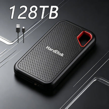 Practical External Hard Drive Portable Solid State Disk Simple Operation SSD  for Student Family Daily Data Backup