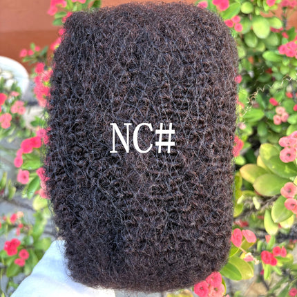 30/50g Pack 10-18In 30# 4C Afro Kinky Human Hair Bulk 100% Human Hair Soft Afro Kinky Bulk for Locs Extensions/Twists/Braids
