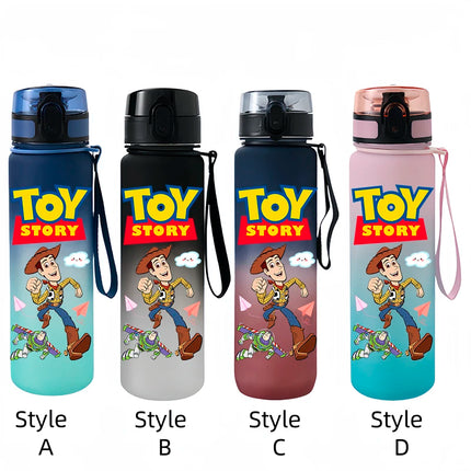 Toy Story Cartoon Drinking Glasses Woody Portable Cup Outdoor Sports Water Bottle Drinking Cup Cartoon Plastic Frosted Kettle