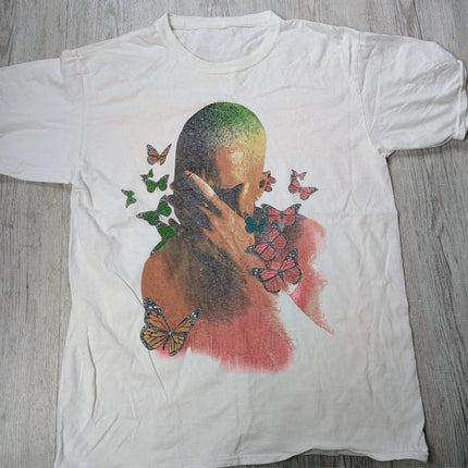 Rapper Frank Retro Graphic T Shirt Men's Hip Hop Ocean Album Clothing T-Shirts Y2k Unisex Blond Fashion Oversized Cotton T-shirt