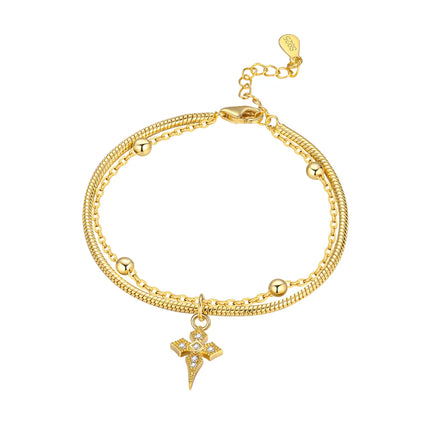 Original 925 Sterling Silver Butterfly Bracelet Zirconia Tennis Ball Women Fashion Simple Engagement Wedding Charm Jewelry Gift