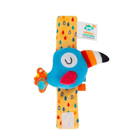Cute Stuffed Animal Baby Rattle Toys for 0-12 Months Newborn Sensory Wrist Rattle Baby Gifts Soft Plush Sensory Toys for Babies