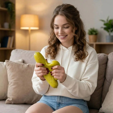 Artificial Pickled Cucumber Squishy Fidget Adult Slow Rebound Decompression Toy Carrots Bananas Soft Stress Relief Squeeze Toy