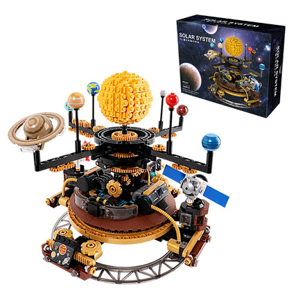 Solar System Building Sets Rotatable Space Exploration Building Blocks Toys Kid's STEM Educational Toys Birthday Gifts, 946PCS