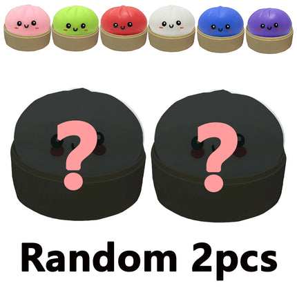 High Quality Simulation Flash Dumpling Pressure Ball Slow Rebound Soft Pinch Decompression Baozi Modeling Stress Relief Toy Gift