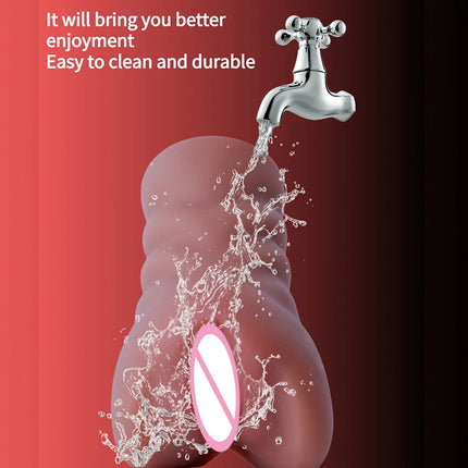 2 IN 1 Sex Toys Masturbation For Men Deep Throat Artificial Real Pussy Oral Male Masturbator Realistic Vagina Adult Pocket Pussy