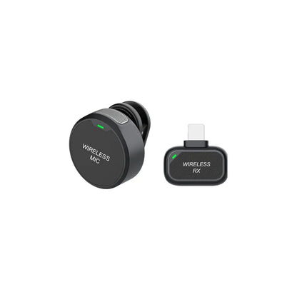 Wireless Lavalier Microphone Outdoor Live Recording Interview Vlog Magnetic Noise Reduction Portable For iPhone Android