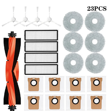 For Xiaomi Robot Vacuum X20 + / X20 Plus Parts Accessories Main Side Brush Hepa Filter Mop Cloth Dust Bag Replacement