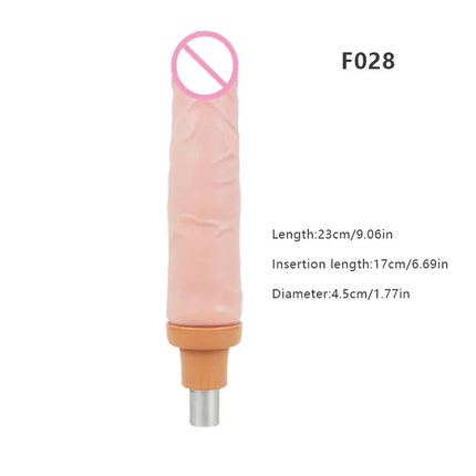 Sex Machine Attachments Realistic Dildos with 3XLR Connector for Love Machines Accessories Sex Toys for Women Masturbation