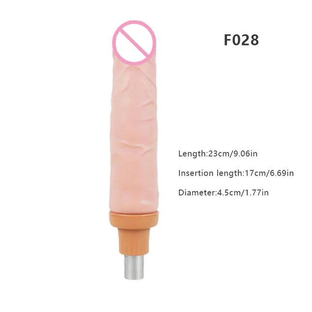 Sex Machine Attachments Realistic Dildos with 3XLR Connector for Love Machines Accessories Sex Toys for Women Masturbation