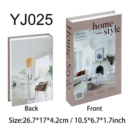 Morandi Decorative Book Open Luxury Fake Book Storage Box Home Decor Matisse Boho Bauhaus Coffee Table Shelf Interior Decoration