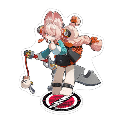 Game Zenless Zone Zero Sunna Cissia Promeia Hoshimi Miyabi Anime Acrylic Stand Model Plate Keychain Desk Decor Collection gift