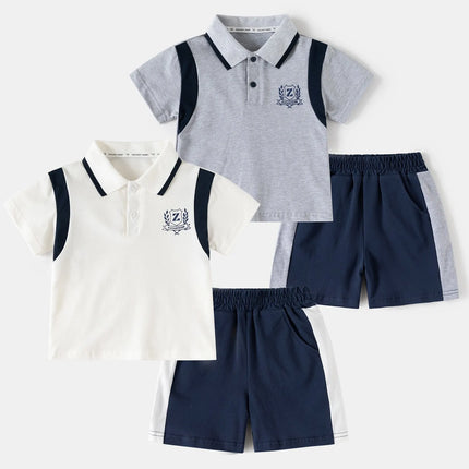 Baby boy's  short-sleeved summer Sports set  boys' summer wear Clothing thin and casual sports clothings