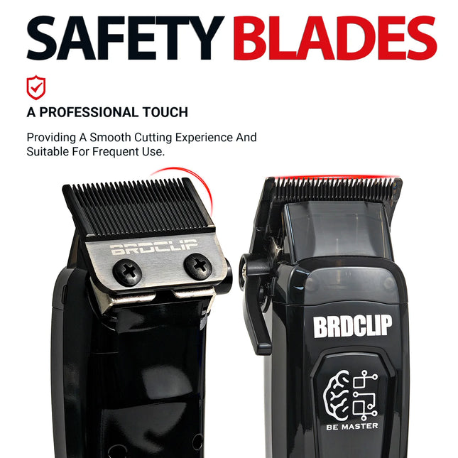 BRDCLIP Professional Electric Hair Clipper BRD 106 Hair Trimmer for Men 7500RPM with Base 5-adjusted DLC Blade Barber Machine