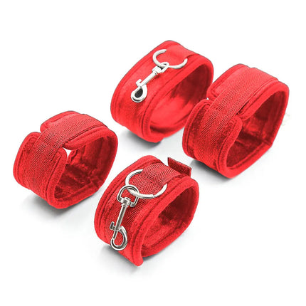Sex Furniture Handcuffs Ankle Cuffs BDSM Bondage Set Restraint Gear Open Leg Fetish Adult Sex Toys For Couples Game Sex Products