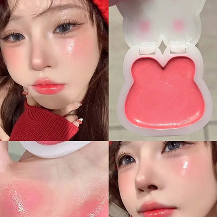 Cappuvini White Rabbit Water Glossy Cream Clear Moisturizing Blush Cream Multi-purpose Ointment Vitality Rouge