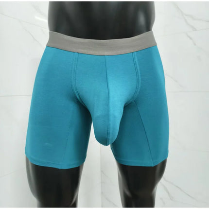 Modal Big Pouch Boxer Shorts Men's Sexy Bugle Enhancing Panties Breathable U Conxex Underpant Moisture-wicking Underwear