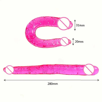 Double head Dildos Mini Double Penetration Insertables Dildo Lesbian Butt Plug Strapon Lesbian Intimate Goods Sex Toys