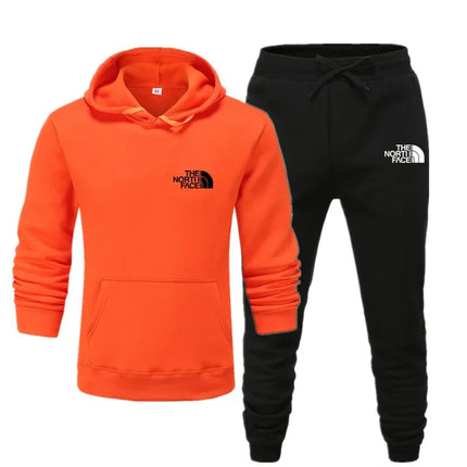 2025 Autumn New print Men's Women Fashion Casual Tracksuits Outdoor Fitness Jogging Hooded Sets Sports Luxury Hoodie+