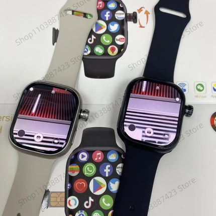CD99 watch X 5G smartwatch 2.29inch AMOLED 5G LTE smart watch with 180 ° rotary camera GPS WiFi SIM card slot health monitoring