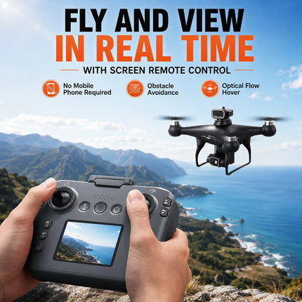 ZNLYRION S116 RC Drone Brushless Motor Long Flight Time WIFI Real Time Image Transmission Carry Bag Included