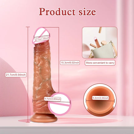 Soft Big Penis Dildos Realistic Dildo Female Masturbation Suction Cup Artificial Silicone Dick for Anal Dildo Sex Toy for Women