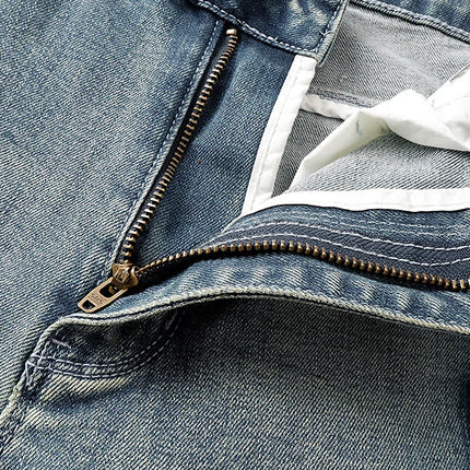 RTA Brand Men's Slim Fit Paint Graffiti Damaged Destroyed Hole Skinny Denim long Trouser Jeans Pants Streetwear