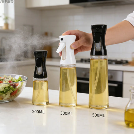 200/300/500ml Kitchen Oil Sprayer,Non-stick Cooking Oil Dispenser Bottle Wist Pump for Salad Frying BBQ Kitchen Tools