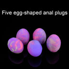 Egg Shape Anal Plug / China Mainland